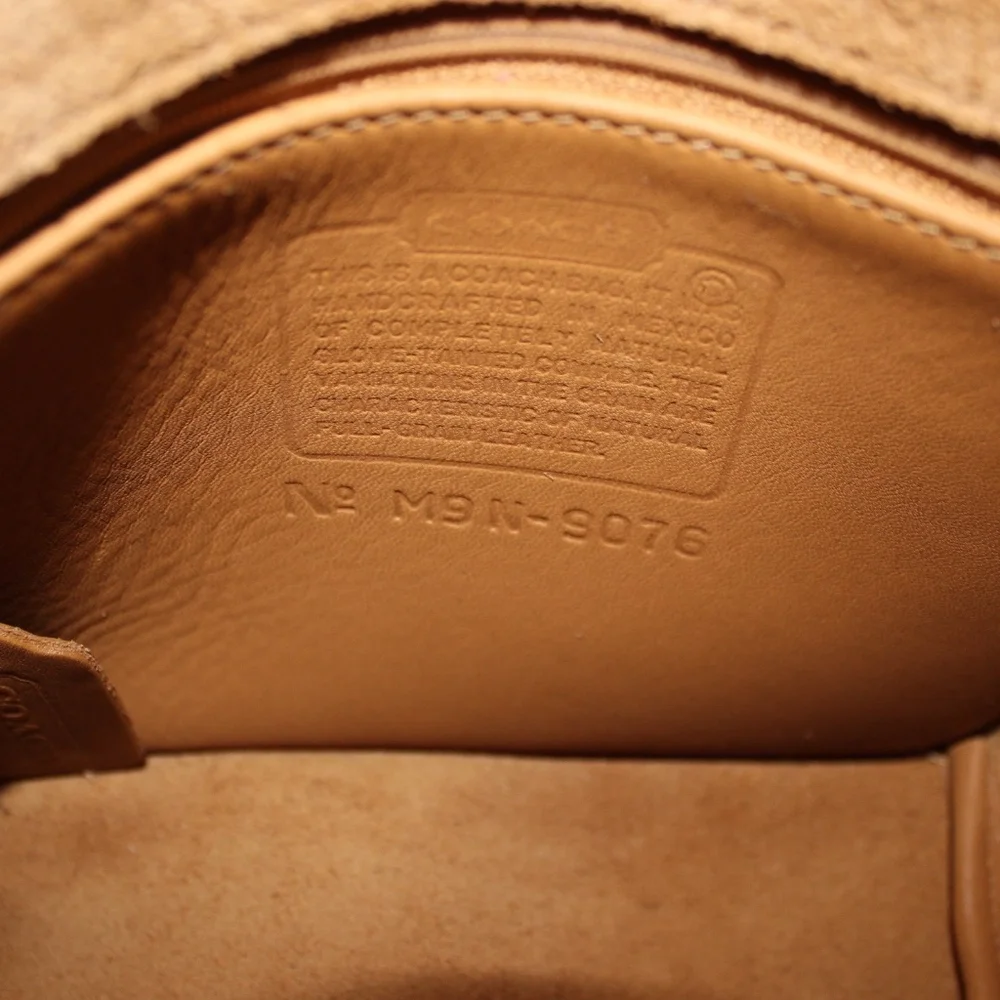 Vintage Coach Companion Crossbody Bag Tan - Picture 5 of 10